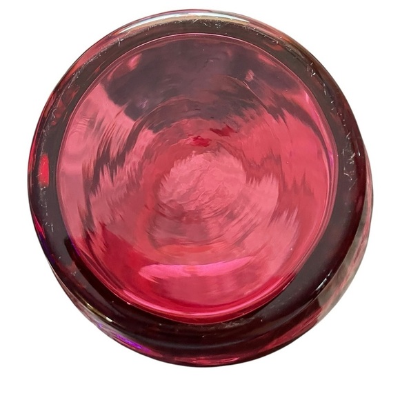 A. A. Importing Company Cranberry Glass Thumbprint Pitcher - Picture 13 of 13